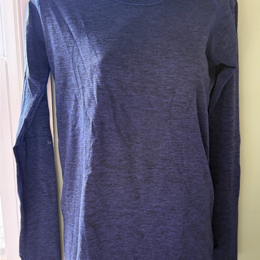 lululemon athletica Blue Long Sleeve Top
